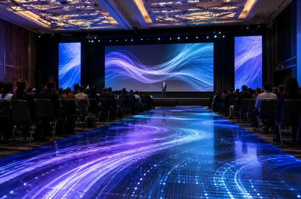 Pisos LED personalizados para tus eventos en Panamá